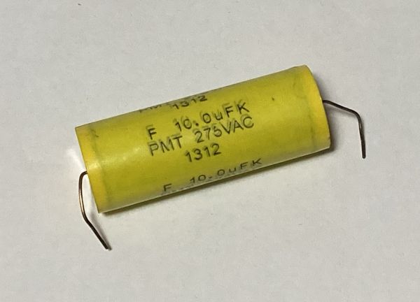 Конденсатор OEM PMT 10uF 275VAC, плівковий (PMT10UF275VAC)