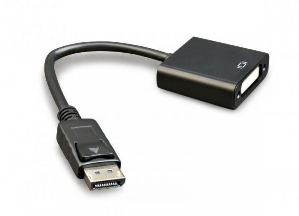Конвертор Cablexpert A-DPM-DVIF-002-W з DisplayPort на DVI, чорний (A-DPM-DVIF-002)