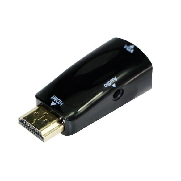 Конвертор Cablexpert A-HDMI-VGA-02 з HDMI на VGA та стерео аудіо