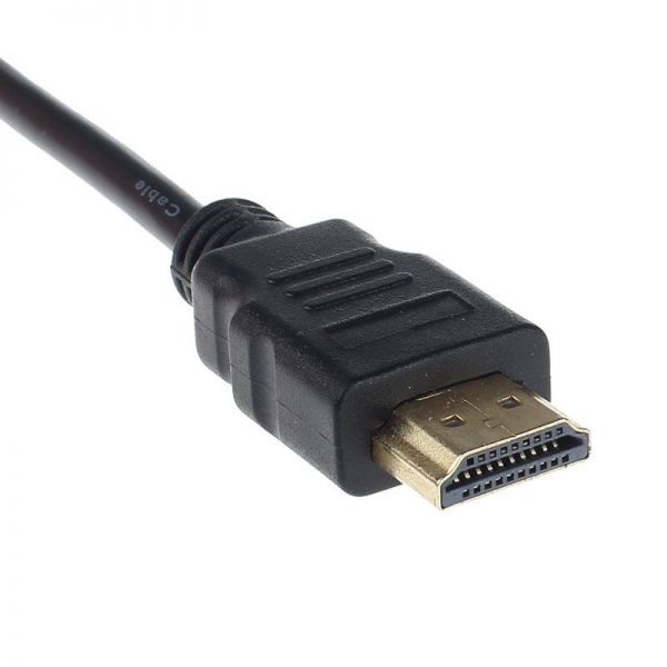Конвертор MCC HDMI to VGA + Audio 3.5 mm, black
