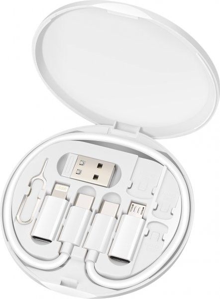 Набір Maxxter UB-SET USB 2.0 (Кабель USB-C+3 адаптера) 60W