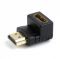 Перехідник Cablexpert A-HDMI90-FML кутовий HDMI з'єднувач, 90 градусів