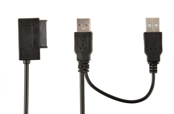 Перехідник Cablexpert A-USATA-01 USB 2.0 на Slimline SATA 13 pin