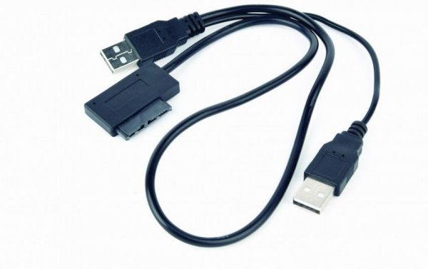Перехідник Cablexpert A-USATA-01 USB 2.0 на Slimline SATA 13 pin