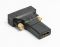 Перехідник Viewcon VD 038 B HDMI AF - DVI M (24+1), поворотний