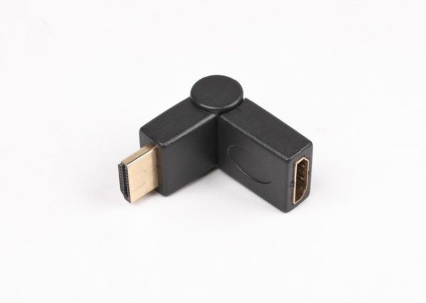 Перехідник Viewcon VD 048 HDMI AM-AF, поворотный