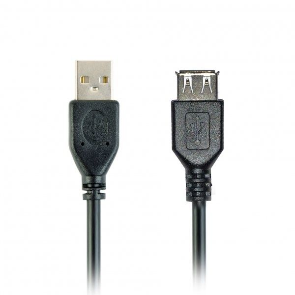 Подовжувач Cablexpert CCP-USB2-AMAF-0.15M USB 2.0, A-тато/А-мама (AM-AF), 15 см, преміум