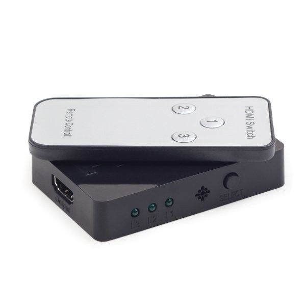 Перемикач HDMI сигналу Cablexpert DSW-HDMI-34 на 3 порти HDMI v. 1.4