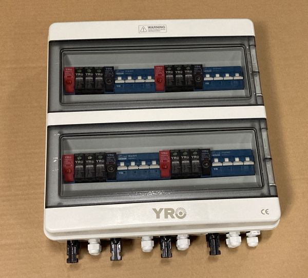 Щит захисту YRO DC1000V 4 входи, 4 виходи, IP65 (YRO-1000-4-4)