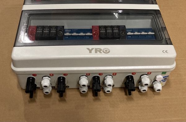 Щит захисту YRO DC1000V 4 входи, 4 виходи, IP65 (YRO-1000-4-4)