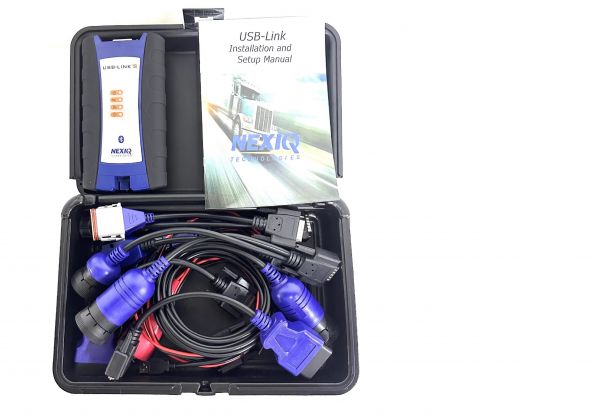 Сканер діагностичний Nexiq USB-Link 2 OBD2, комплект кабелів, ПЗ, кейс (OBD2-USB-Link-2)