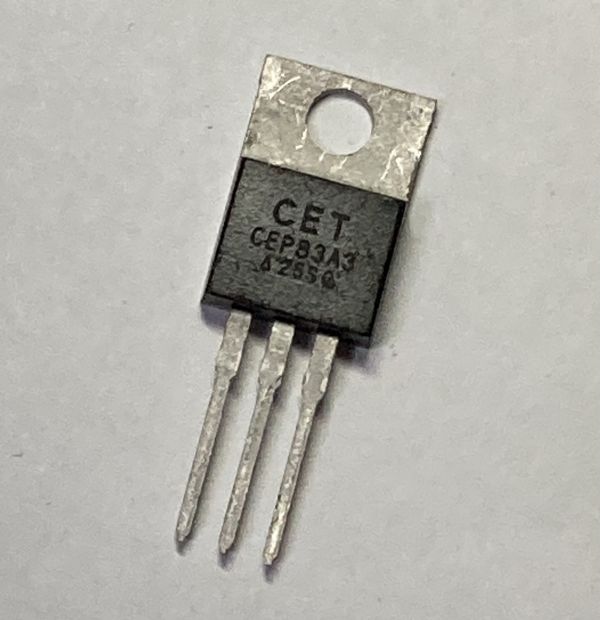 Транзистор CET CEP83A3 N-Channel MOSFET,30V 100A, TO-220