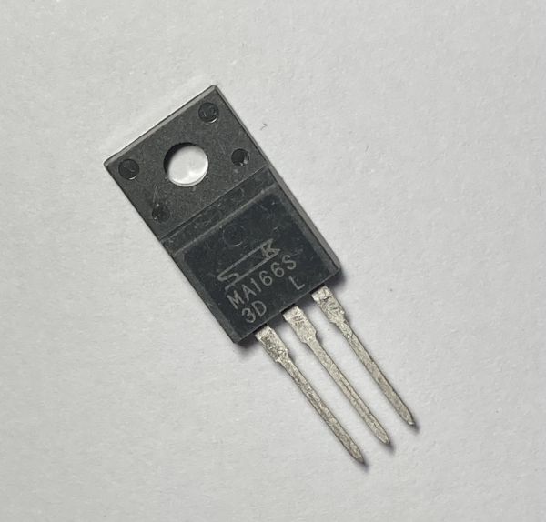 Тиристор Sanken MA166S 600V 16A, TO-220F